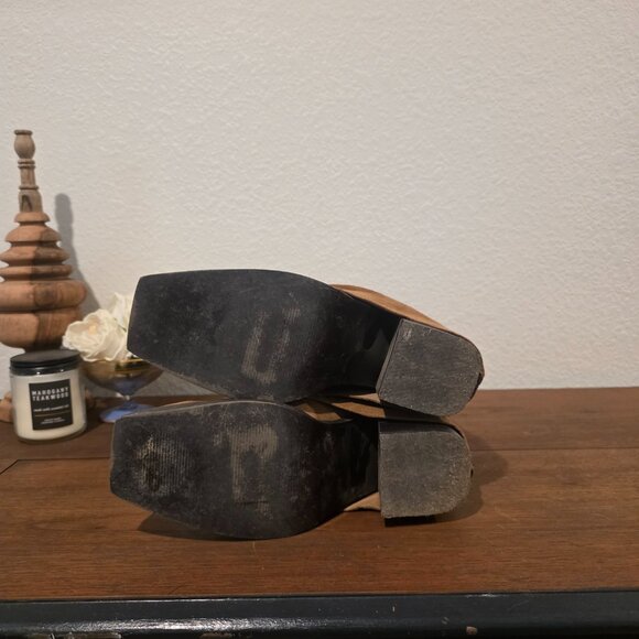 Steve Madden Cognac Pia Ankle Boots Sz 8.5 - Picture 9 of 9